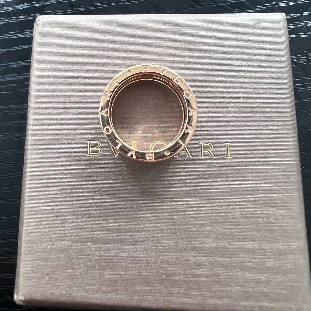BVLGARI Ring!!! 56size. Rose gold color.